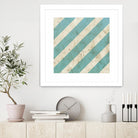 Seaside Signals V by June Erica Vess on GIANT ART - blue abstract