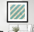 Seaside Signals V by June Erica Vess on GIANT ART - blue abstract