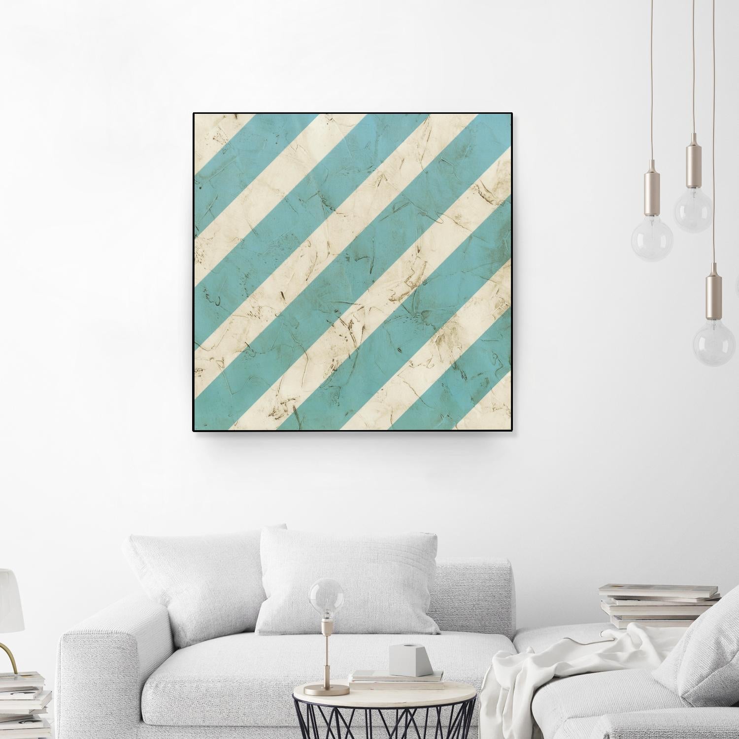 Seaside Signals V by June Erica Vess on GIANT ART - blue abstract