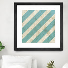 Seaside Signals V by June Erica Vess on GIANT ART - blue abstract