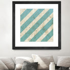 Seaside Signals V by June Erica Vess on GIANT ART - blue abstract