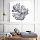 Tree Ring Abstract IV by Ethan Harper on GIANT ART - black abstract