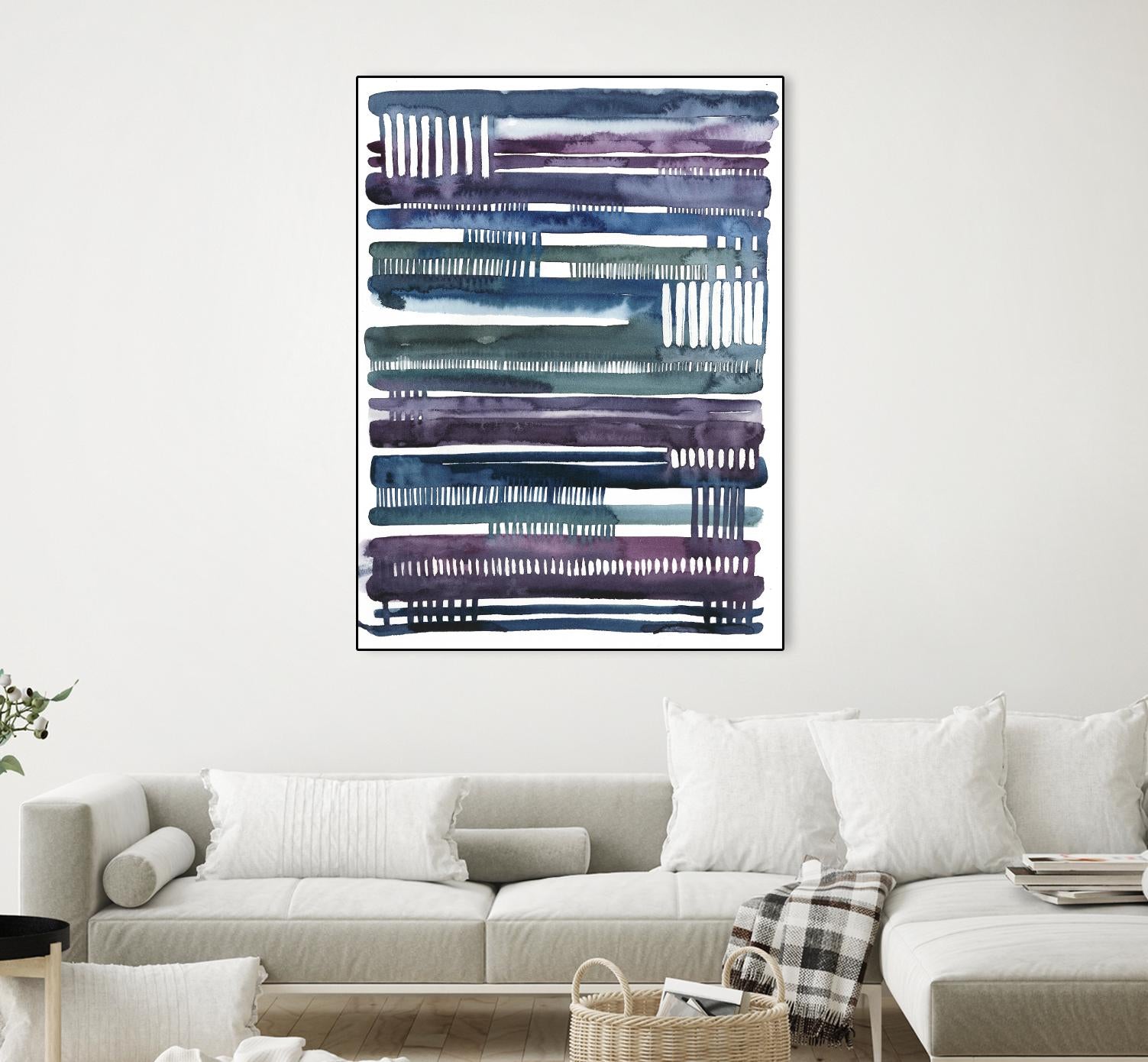 Collapse I by Grace Popp on GIANT ART - blue abstract