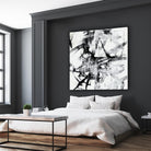 Monotype Scribble II by Jennifer Goldberger on GIANT ART - black abstract