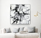 Monotype Scribble II by Jennifer Goldberger on GIANT ART - black abstract