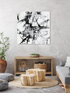 Monotype Scribble II by Jennifer Goldberger on GIANT ART - black abstract