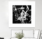 Monotype Scribble III by Jennifer Goldberger on GIANT ART - black abstract