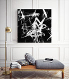 Monotype Scribble III by Jennifer Goldberger on GIANT ART - black abstract