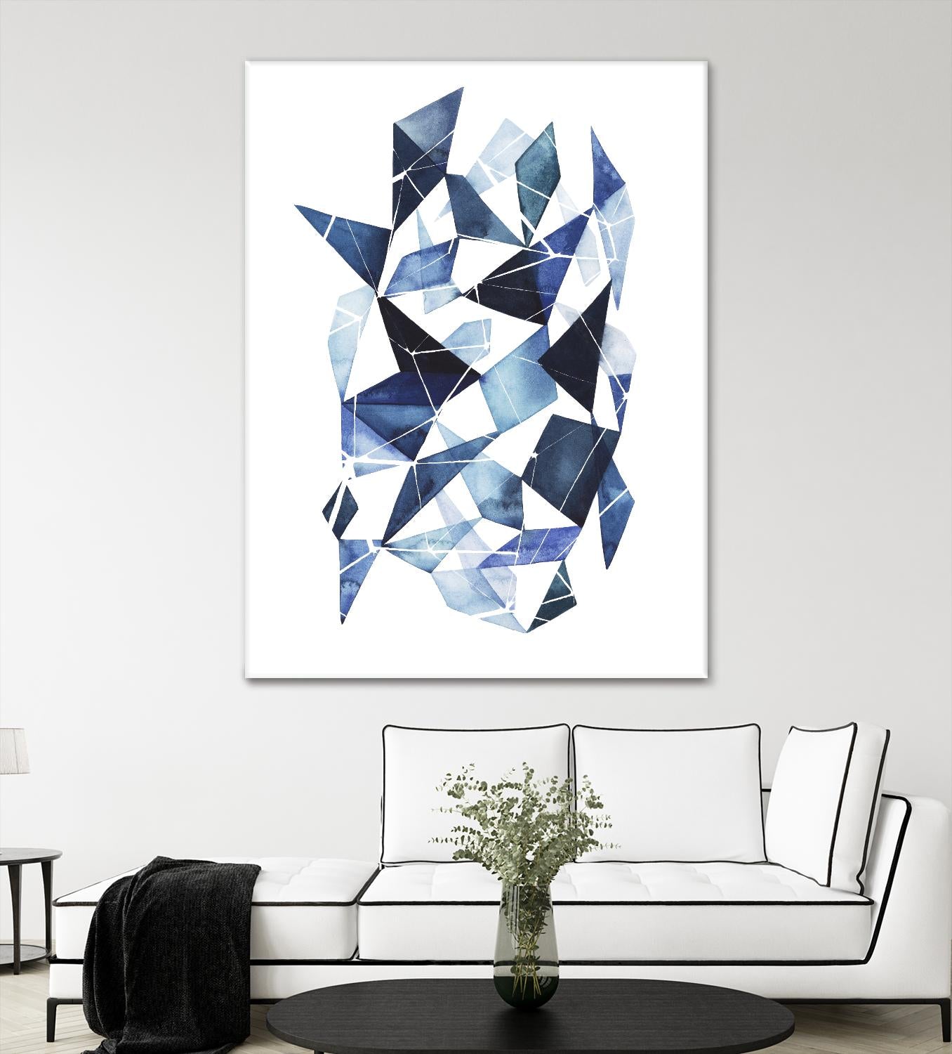 Chrysalis I by Grace Popp on GIANT ART - blue abstract