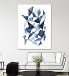 Chrysalis I by Grace Popp on GIANT ART - blue abstract