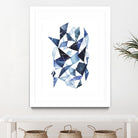 Chrysalis I by Grace Popp on GIANT ART - blue abstract