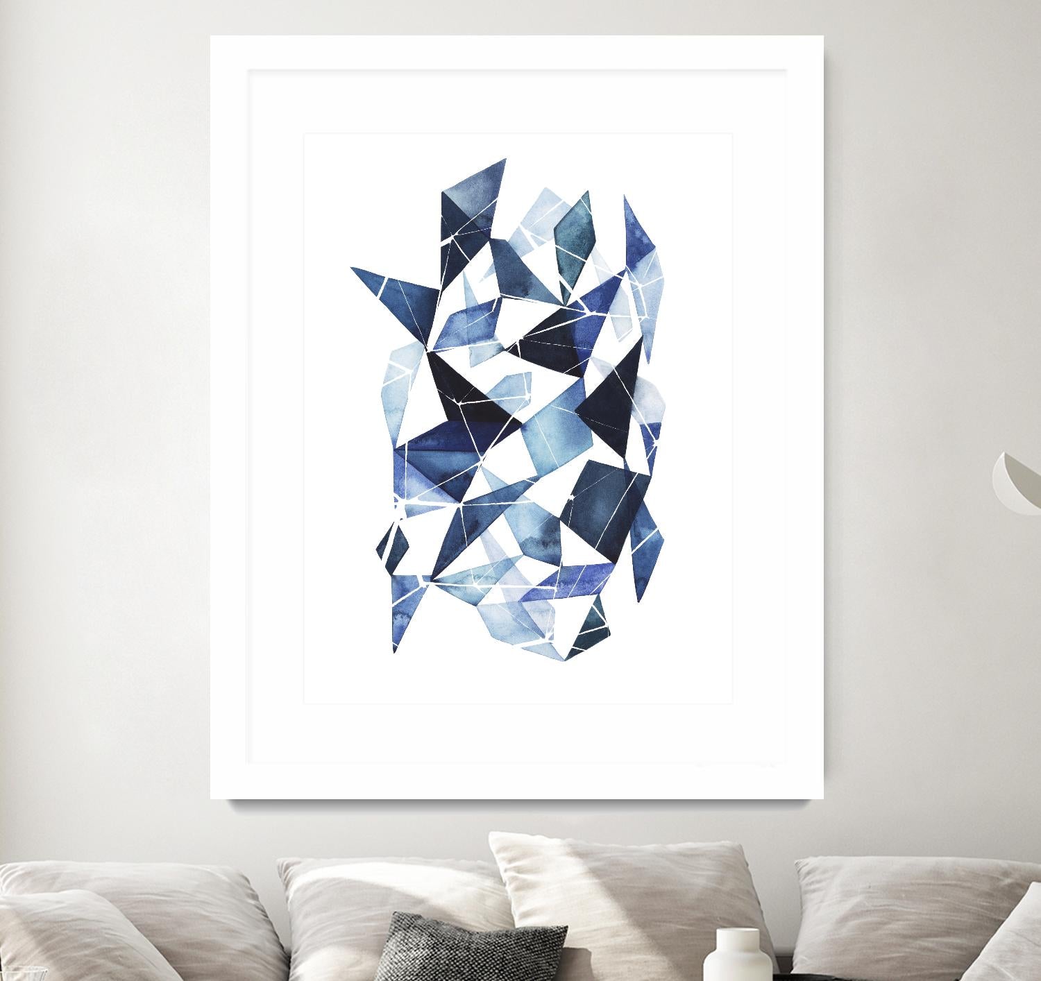 Chrysalis I by Grace Popp on GIANT ART - blue abstract