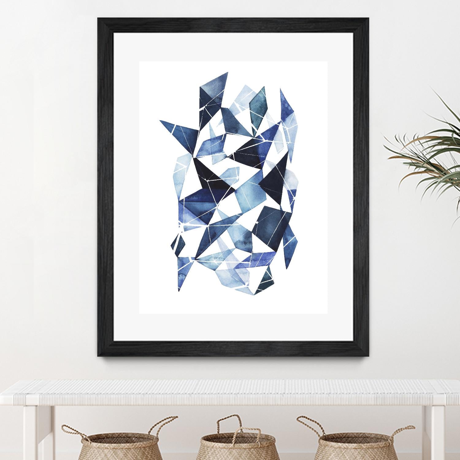Chrysalis I by Grace Popp on GIANT ART - blue abstract