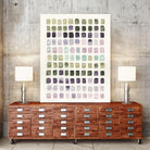 Serene Color Swatches I by Grace Popp on GIANT ART - pink abstract