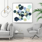 Crystallize I by Grace Popp on GIANT ART - green abstract