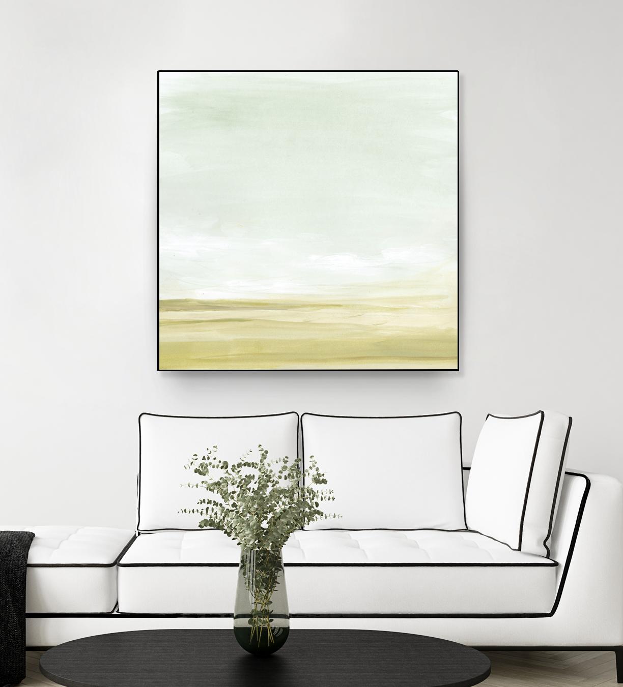 Intangible Horizon II by June Erica Vess on GIANT ART - green sea scene