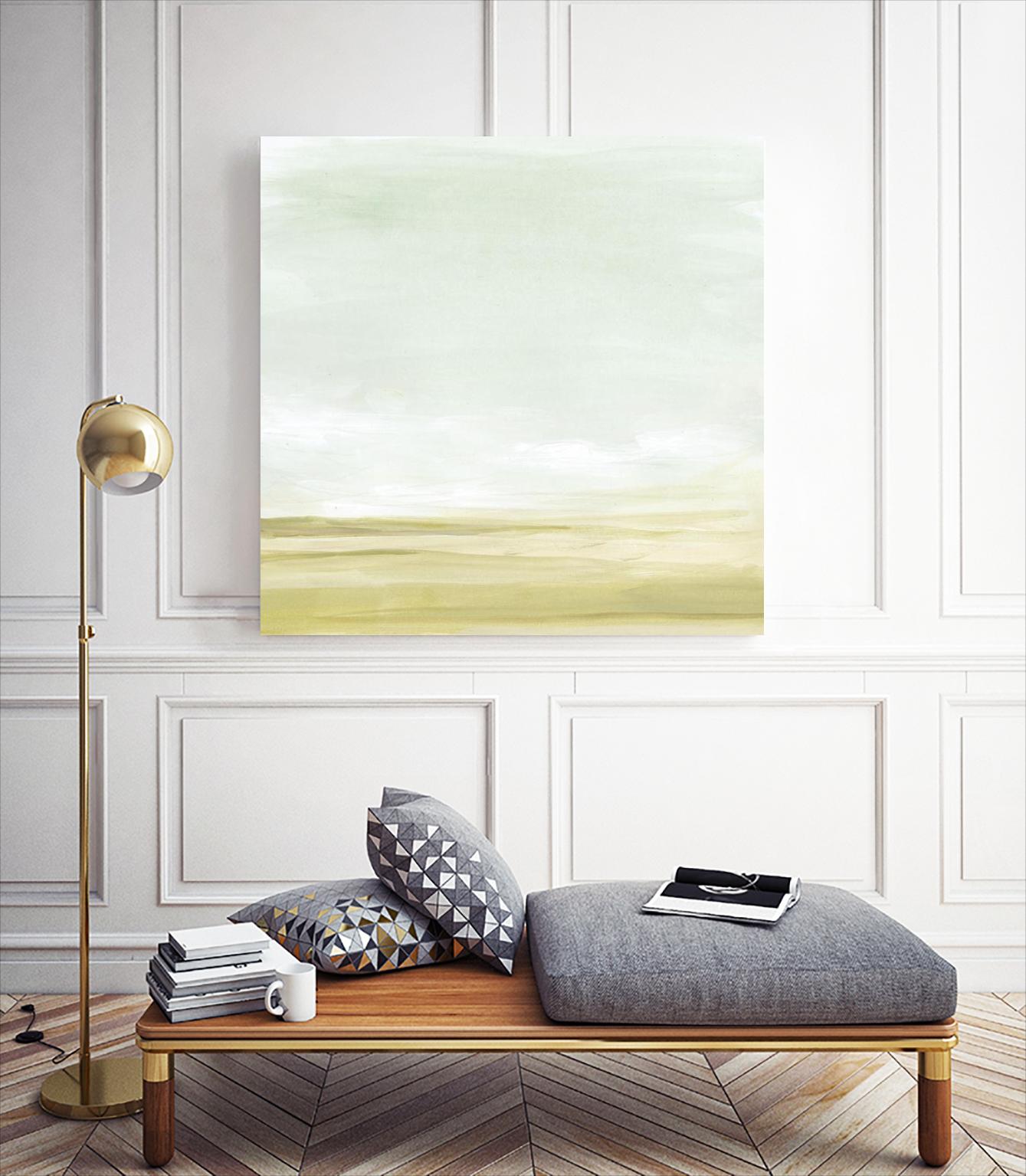 Intangible Horizon II by June Erica Vess on GIANT ART - green sea scene
