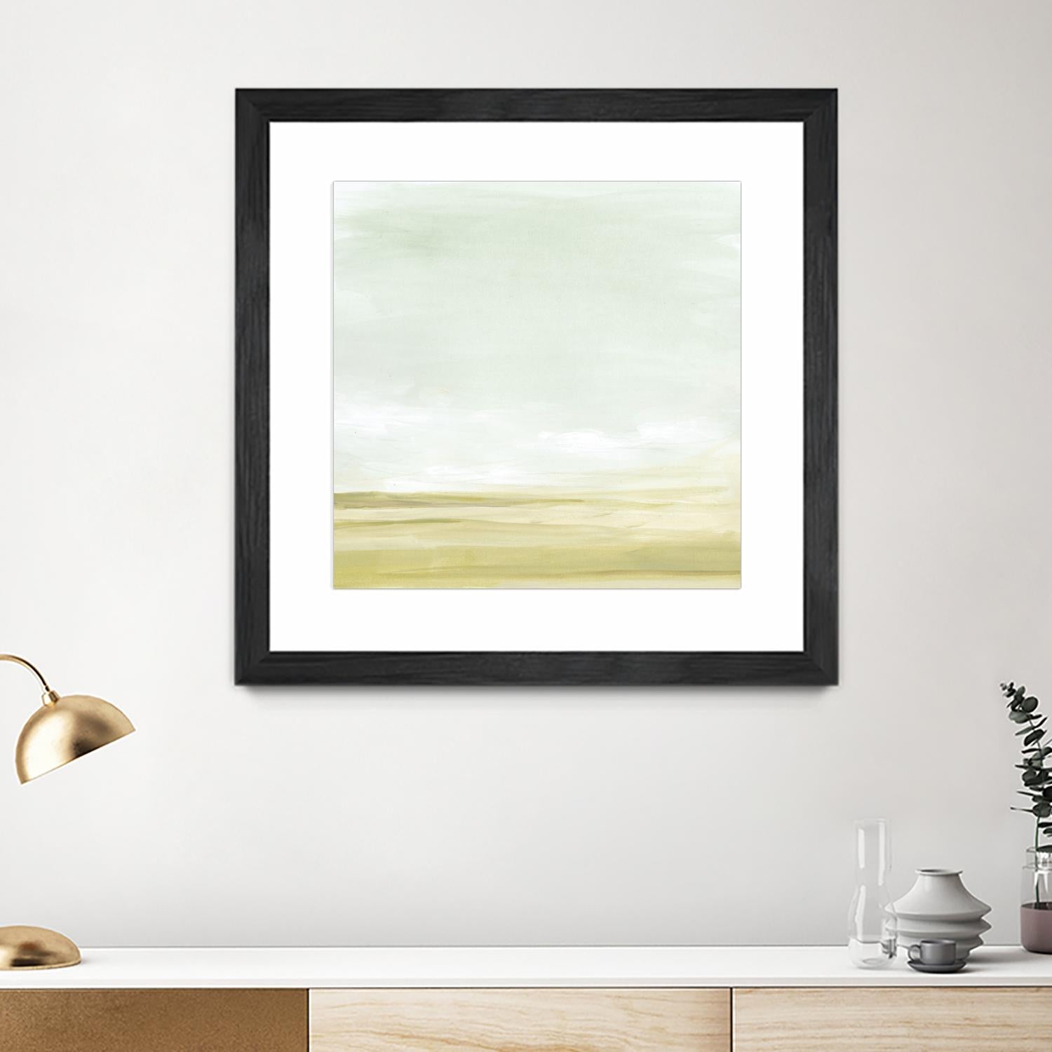 Intangible Horizon II by June Erica Vess on GIANT ART - green sea scene