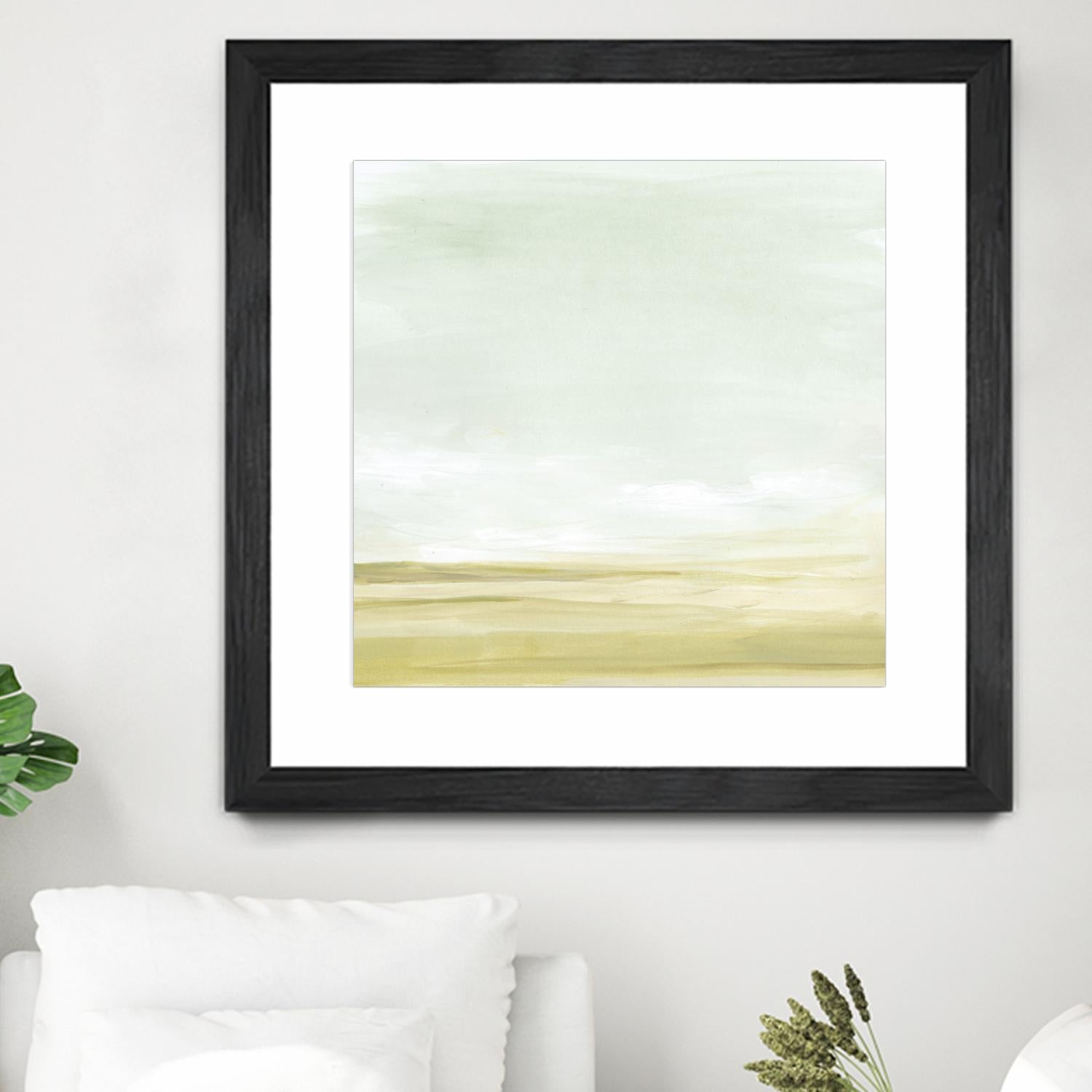 Intangible Horizon II by June Erica Vess on GIANT ART - green sea scene
