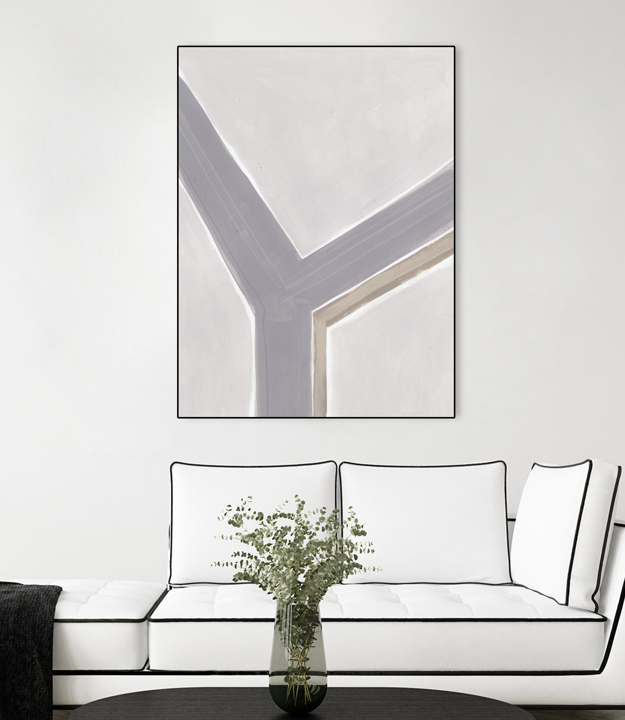 Neutral Impact I by June Erica Vess on GIANT ART - abstract