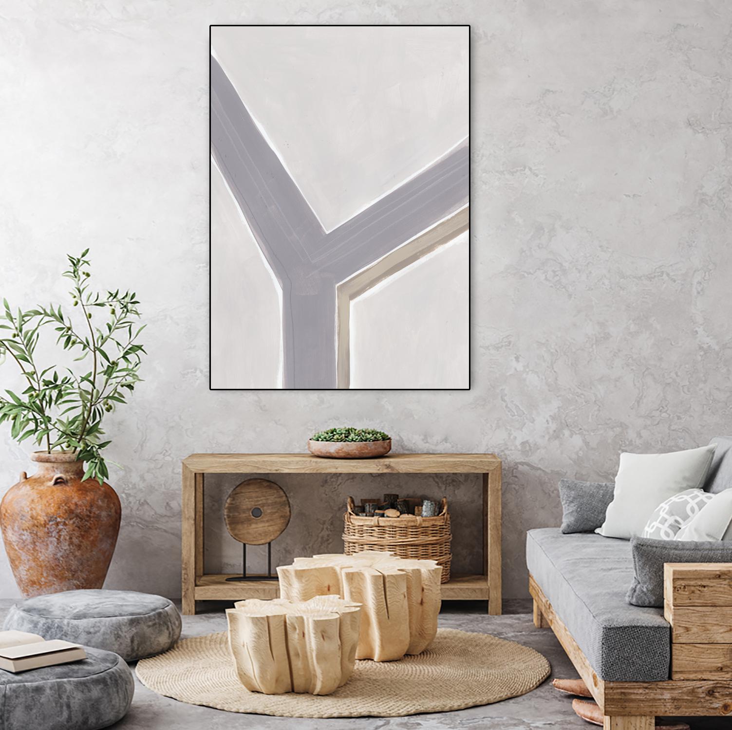 Neutral Impact I by June Erica Vess on GIANT ART - abstract