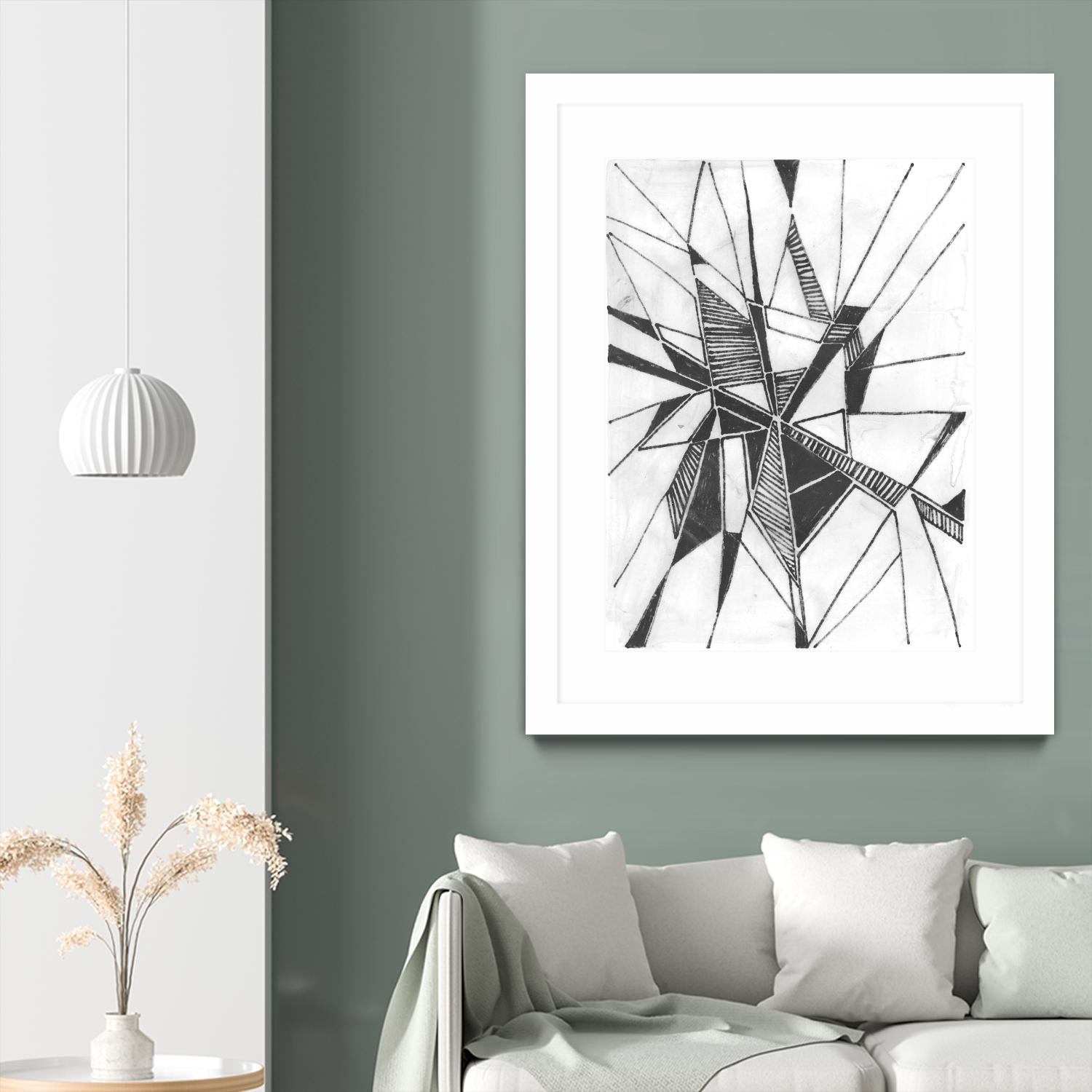 Symbol Imprint II by June Erica Vess on GIANT ART - black abstract