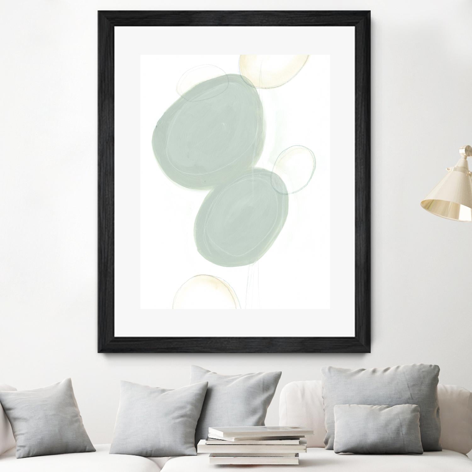 Implied Motif I by June Erica Vess on GIANT ART - green abstract
