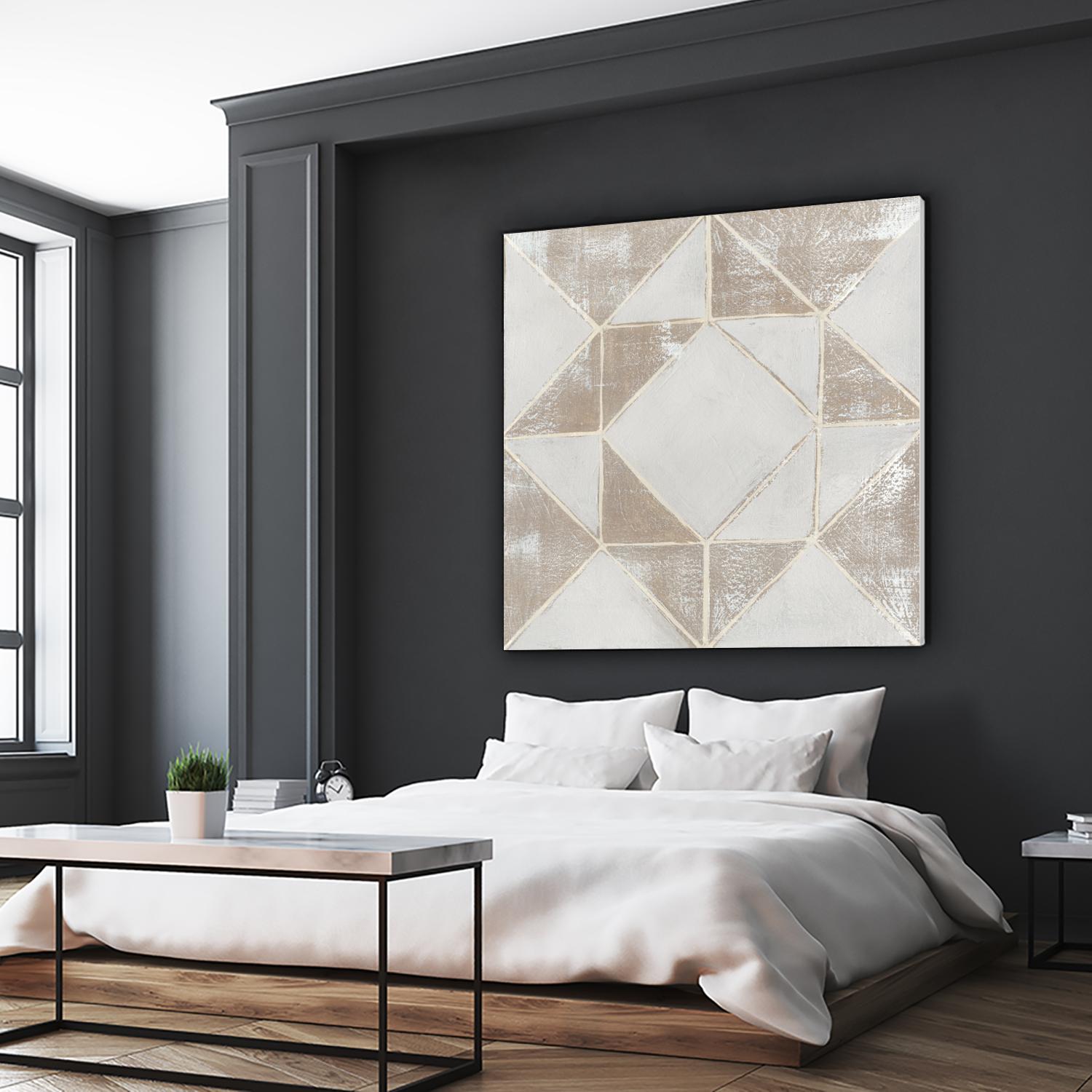 Geometric Veil I by Grace Popp on GIANT ART - abstract