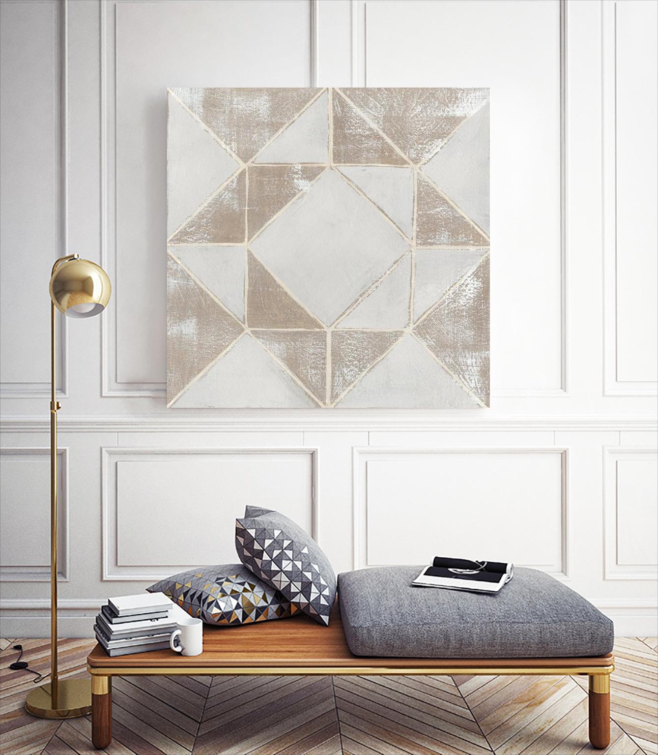 Geometric Veil I by Grace Popp on GIANT ART - abstract