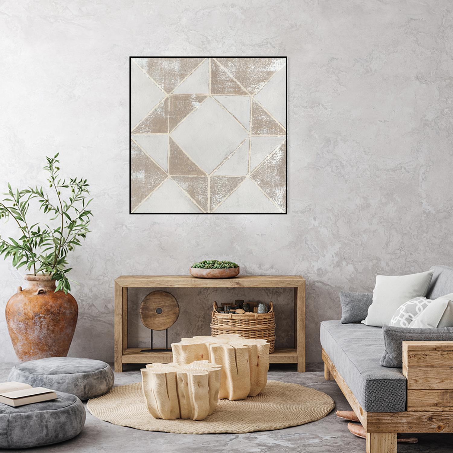 Geometric Veil I by Grace Popp on GIANT ART - abstract