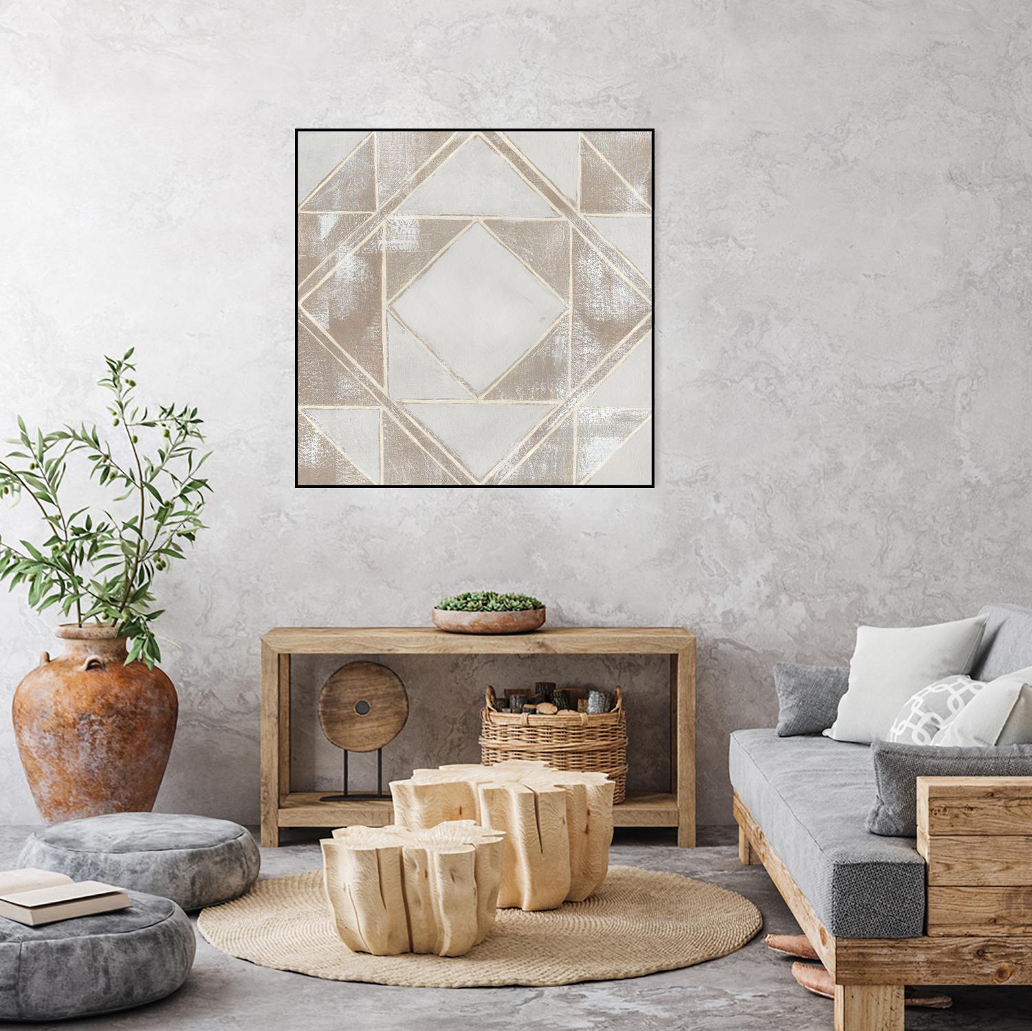Geometric Veil II by Grace Popp on GIANT ART - abstract