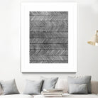 Modern Monochrome I by Grace Popp on GIANT ART - black abstract