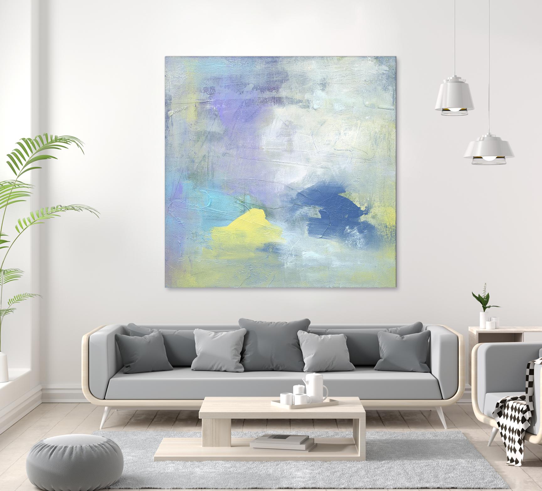 Zest & Jam I by Julia Contacessi on GIANT ART - blue abstract
