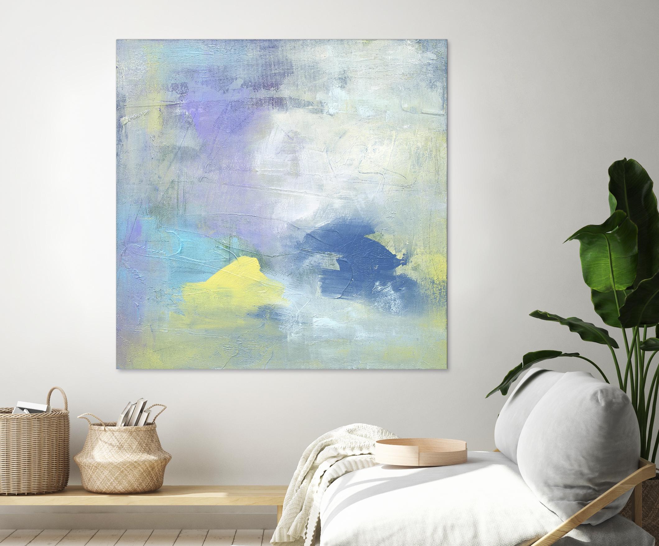 Zest & Jam I by Julia Contacessi on GIANT ART - blue abstract