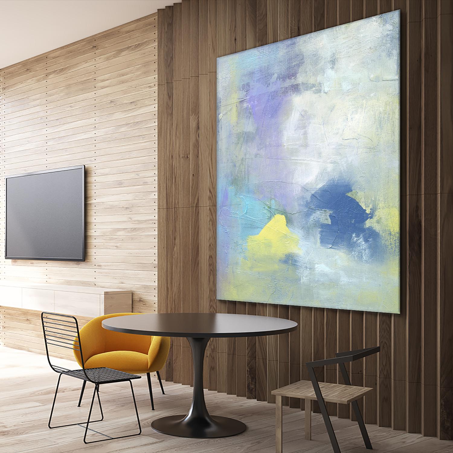Zest & Jam I by Julia Contacessi on GIANT ART - blue abstract