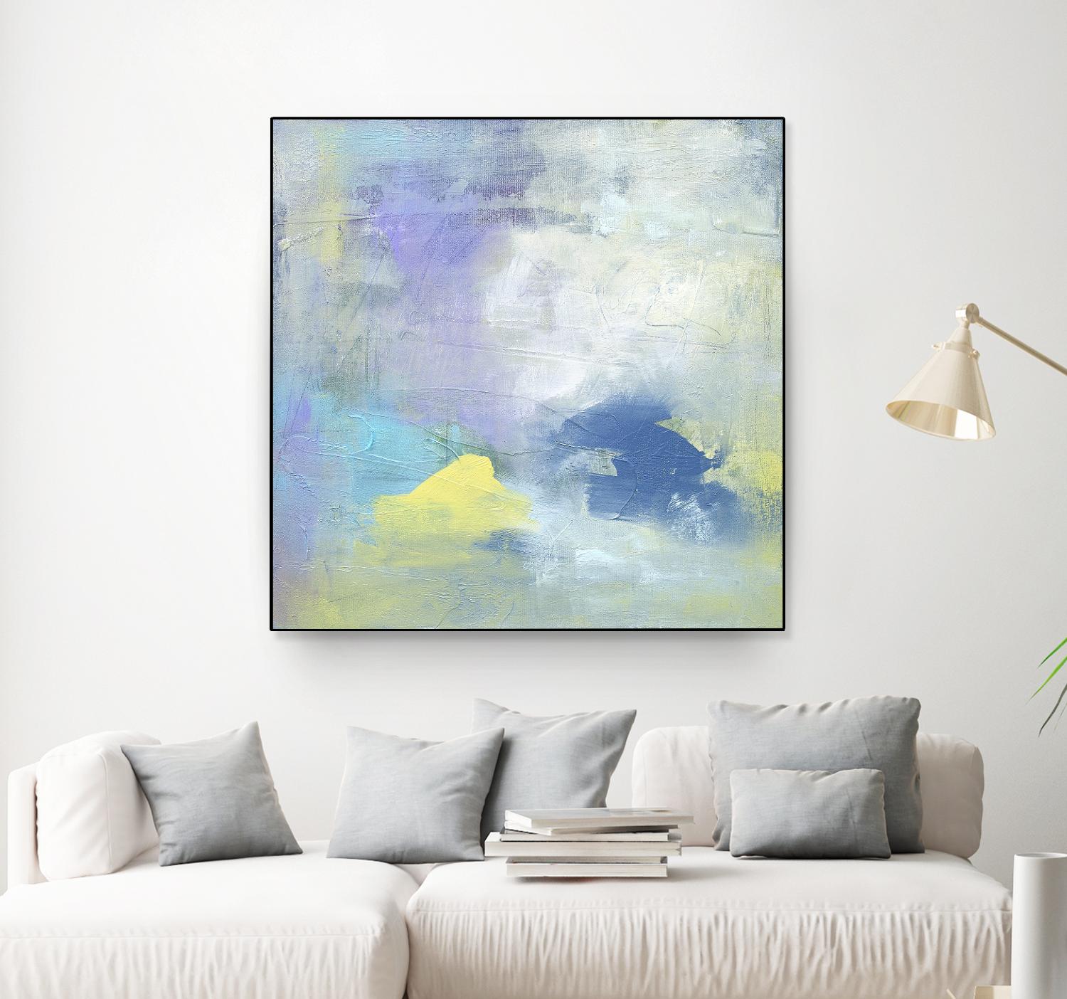 Zest & Jam I by Julia Contacessi on GIANT ART - blue abstract