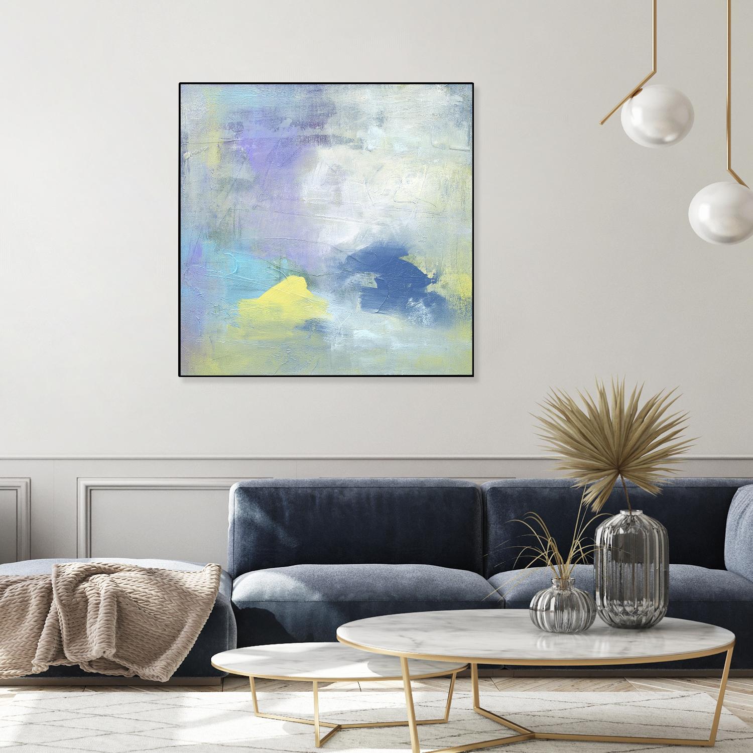 Zest & Jam I by Julia Contacessi on GIANT ART - blue abstract