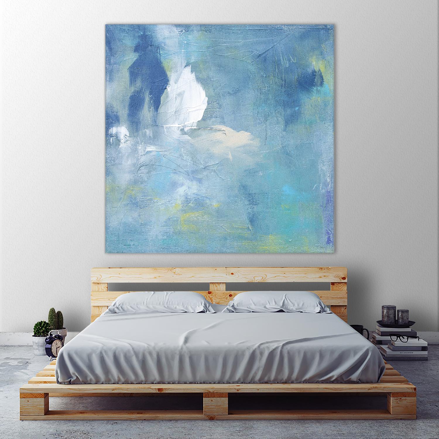 Zest & Jam III by Julia Contacessi on GIANT ART - blue abstract