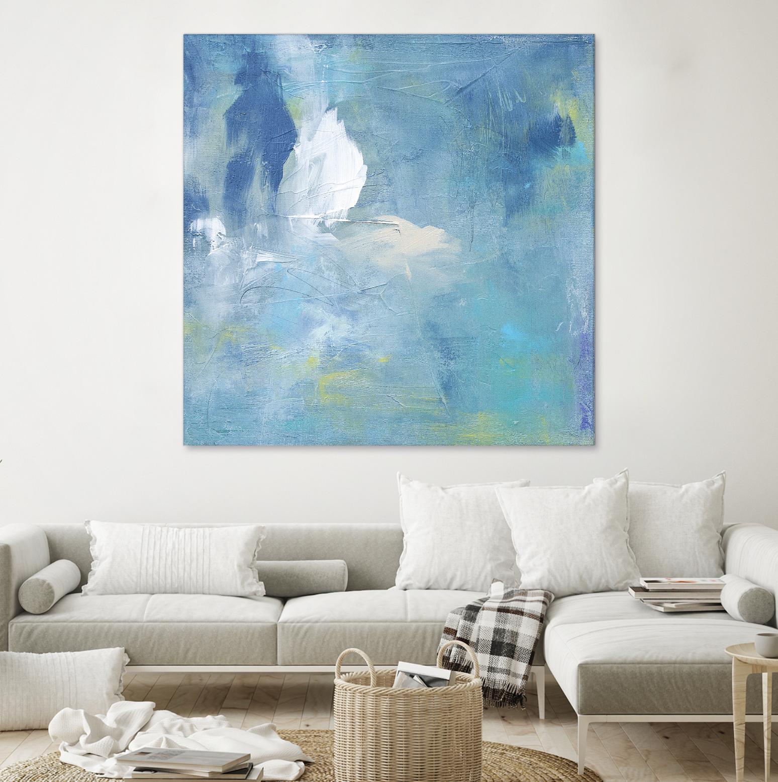 Zest & Jam III by Julia Contacessi on GIANT ART - blue abstract
