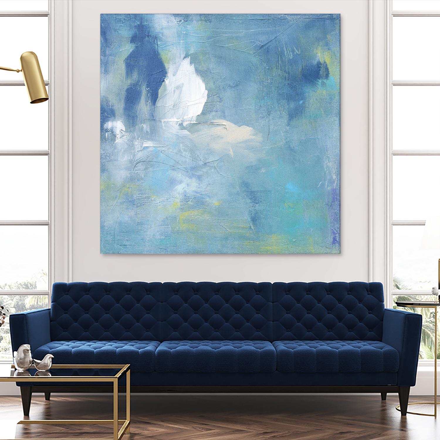 Zest & Jam III by Julia Contacessi on GIANT ART - blue abstract