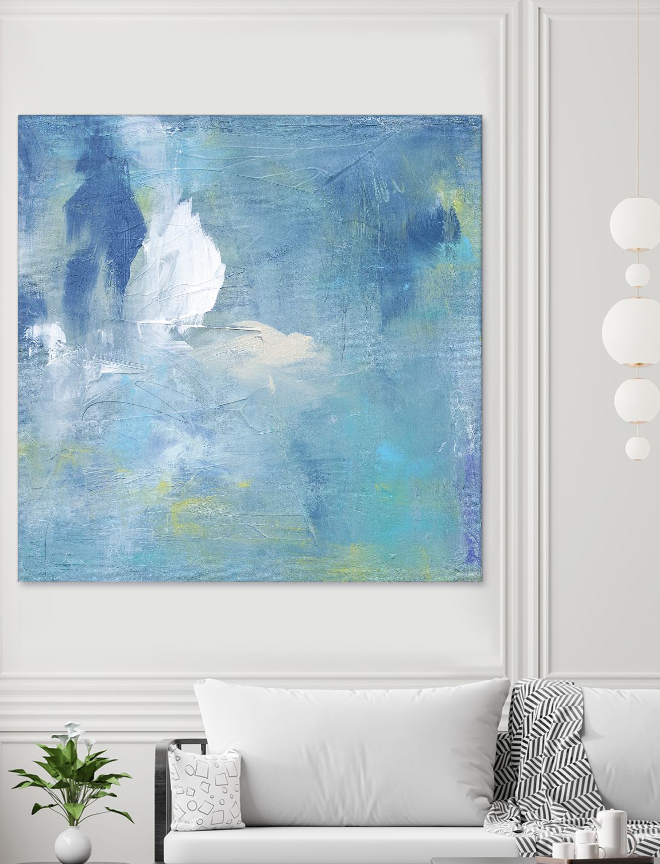 Zest & Jam III by Julia Contacessi on GIANT ART - blue abstract