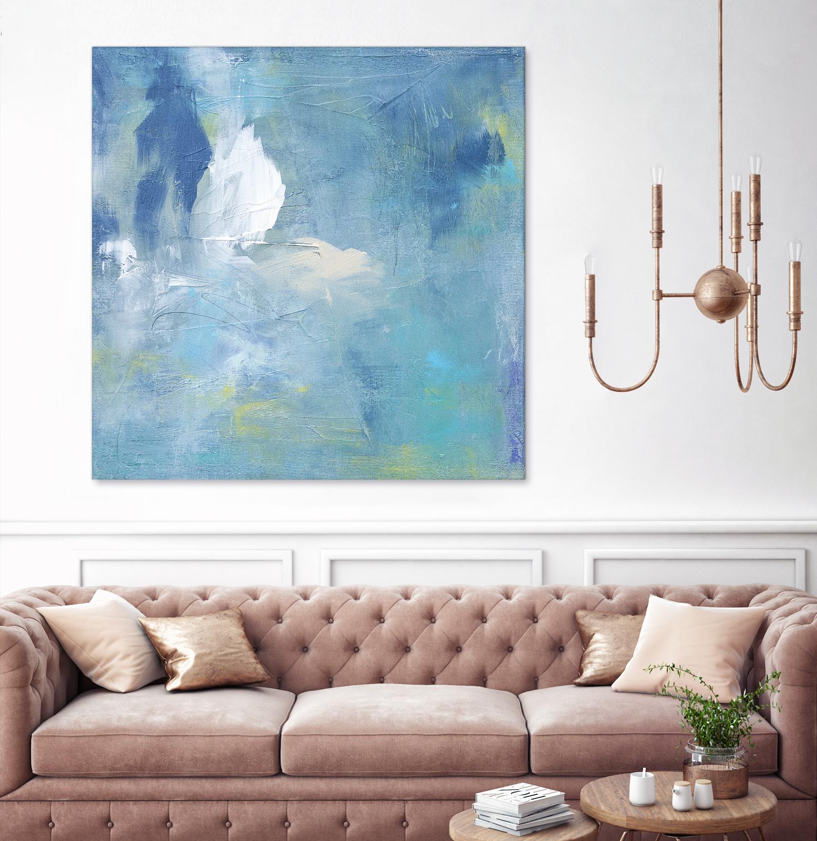 Zest & Jam III by Julia Contacessi on GIANT ART - blue abstract