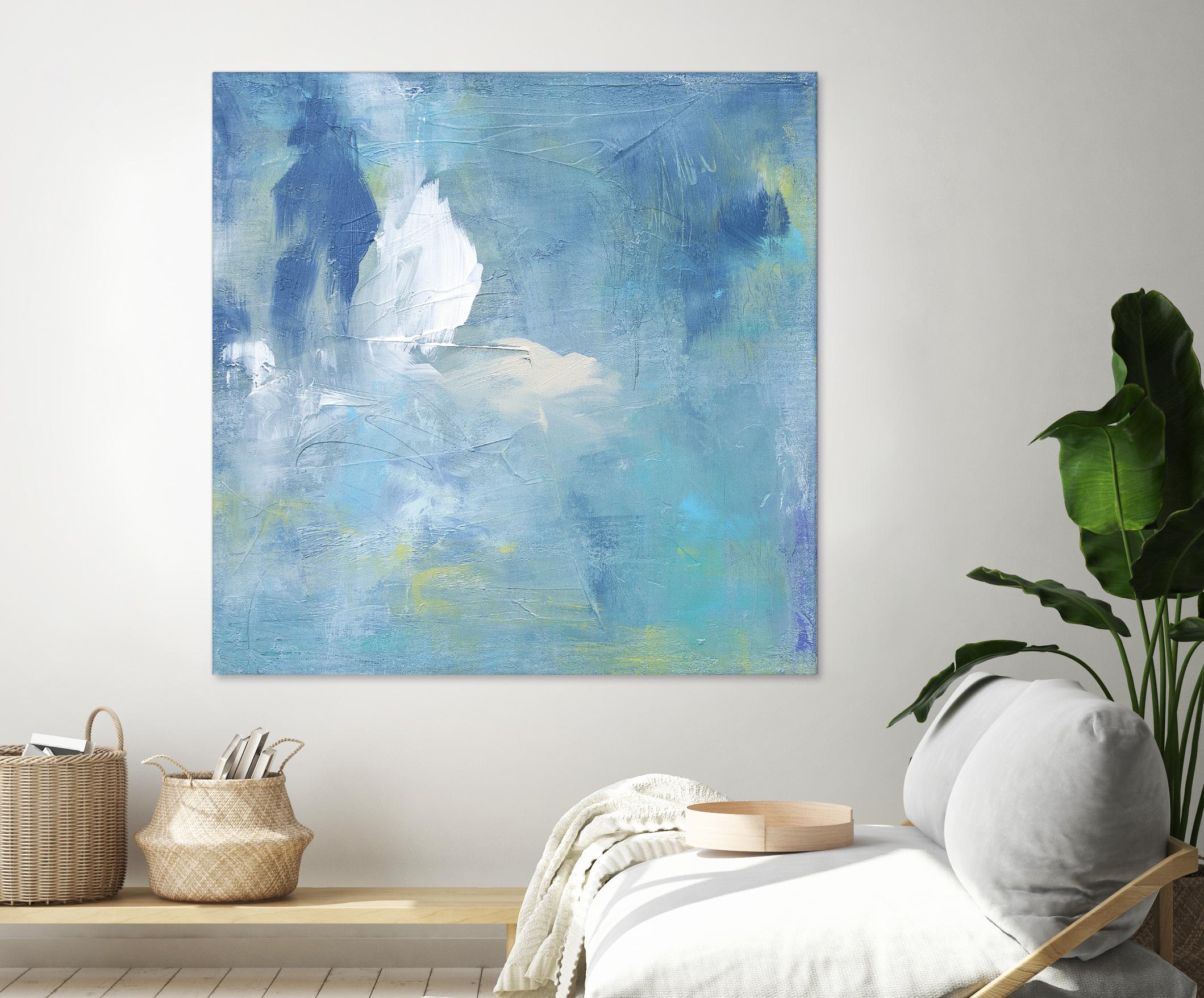 Zest & Jam III by Julia Contacessi on GIANT ART - blue abstract