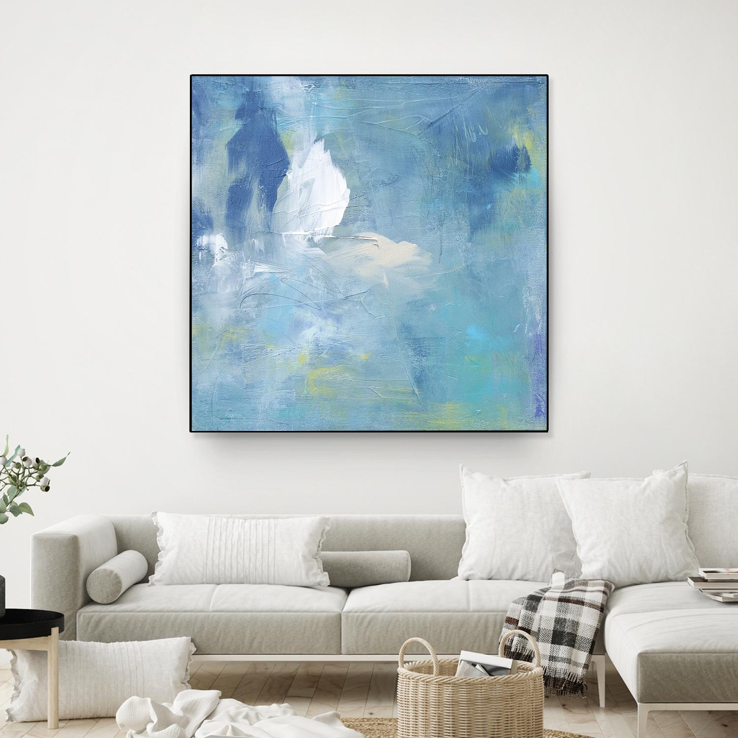 Zest & Jam III by Julia Contacessi on GIANT ART - blue abstract