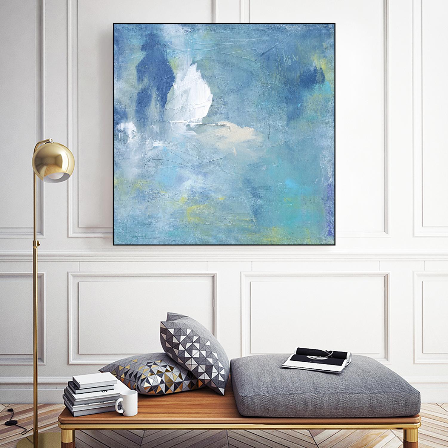 Zest & Jam III by Julia Contacessi on GIANT ART - blue abstract