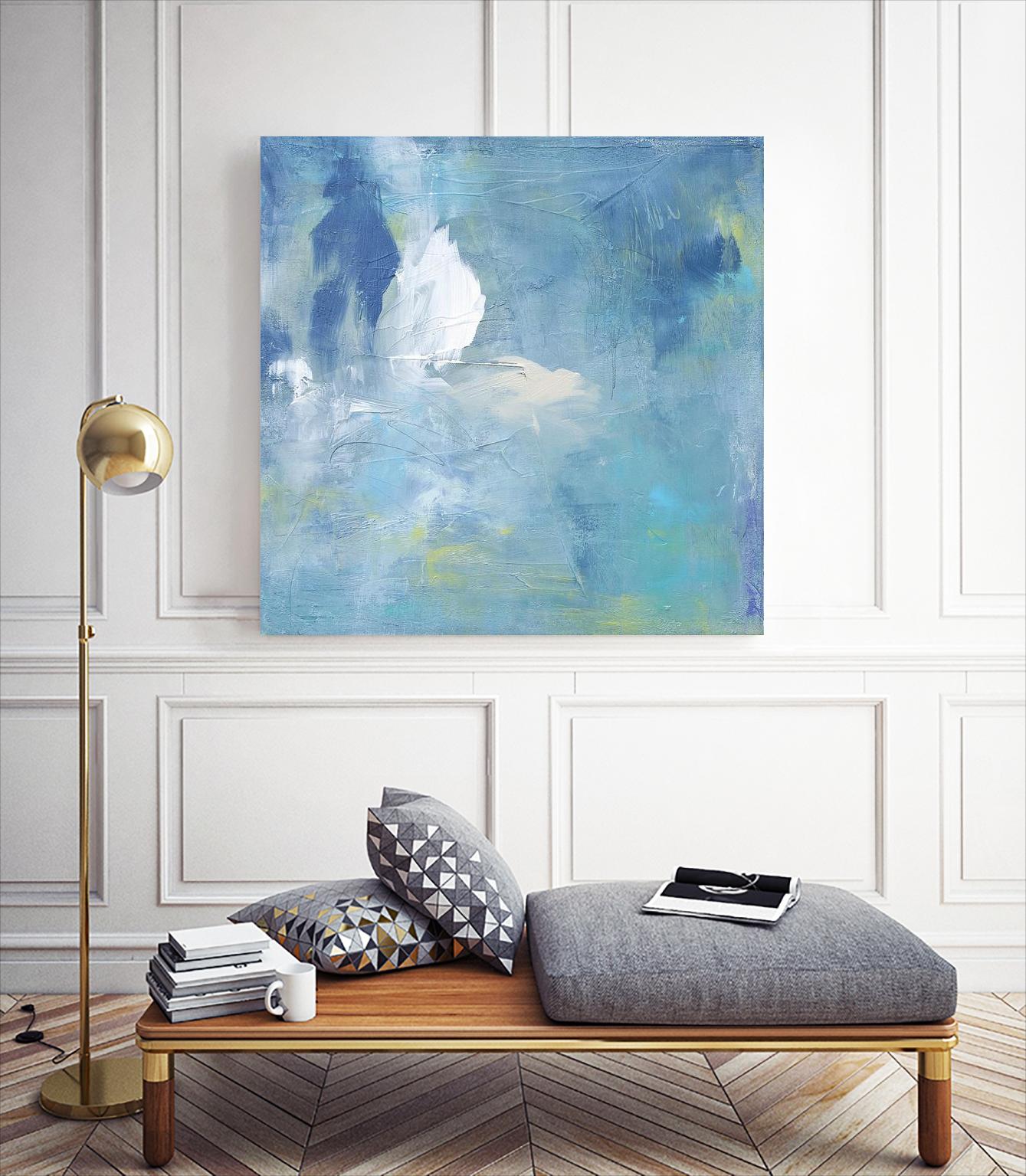 Zest & Jam III by Julia Contacessi on GIANT ART - blue abstract