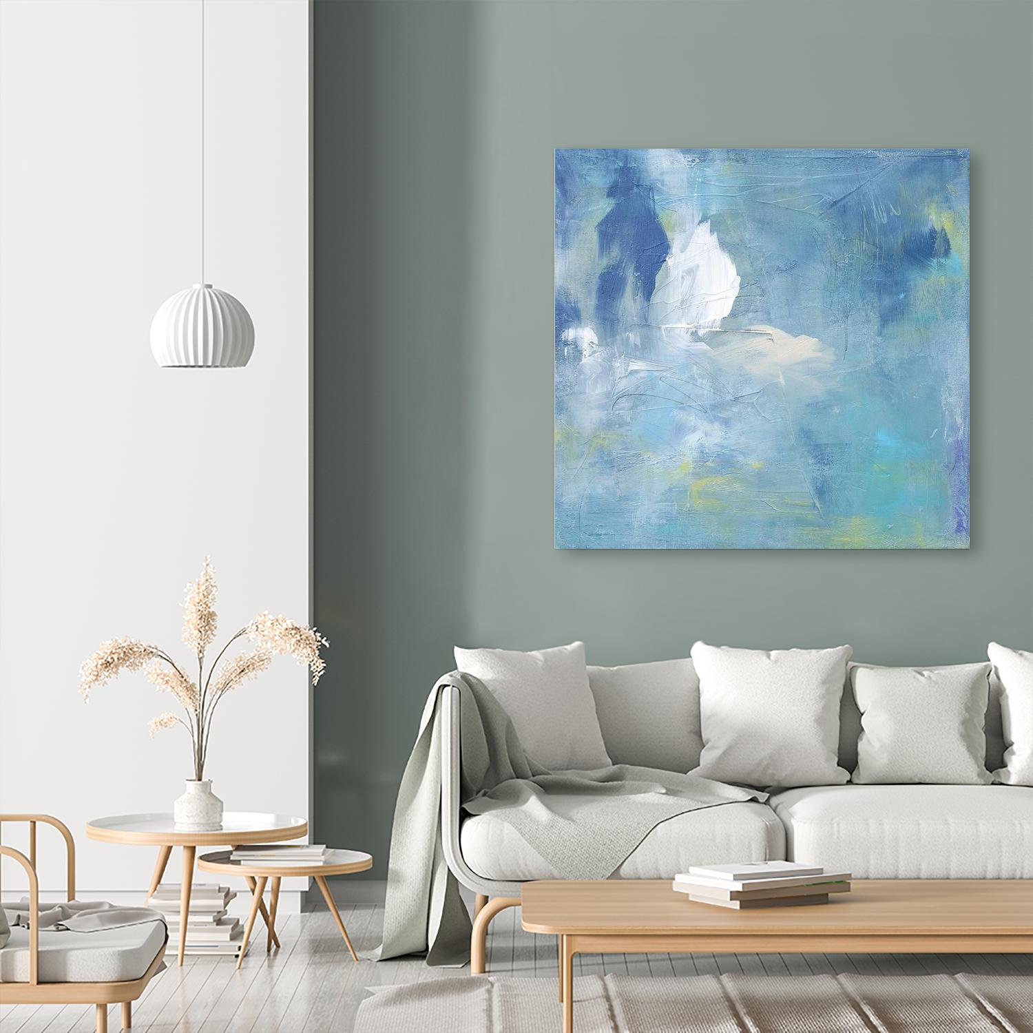 Zest & Jam III by Julia Contacessi on GIANT ART - blue abstract
