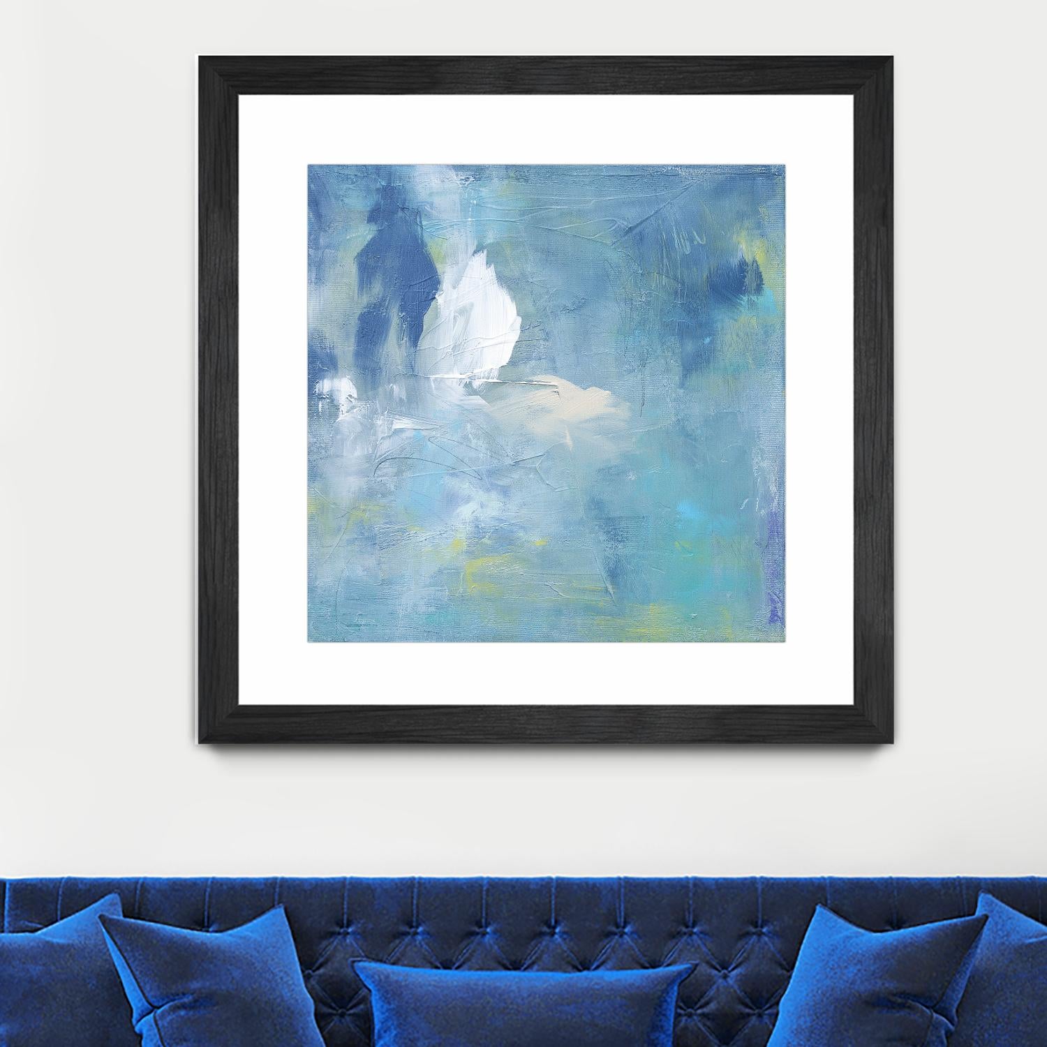 Zest & Jam III by Julia Contacessi on GIANT ART - blue abstract