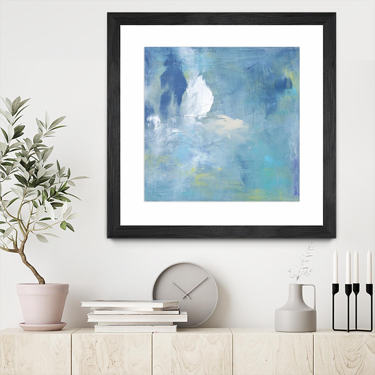 Zest & Jam III by Julia Contacessi on GIANT ART - blue abstract