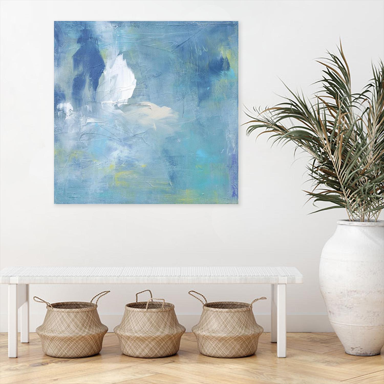 Zest & Jam III by Julia Contacessi on GIANT ART - blue abstract